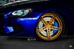 BMW M6 San Marino Blue on Strasse Wheels 2015 года